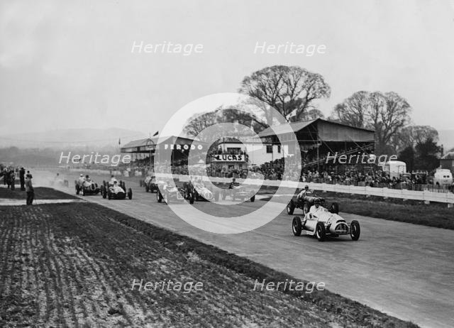Cooper Bristol, Mike Hawthorn, Goodwood. Creator: Unknown.