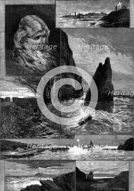 Sketches in the Isle of Man, 1881. Creator: George Montbard.