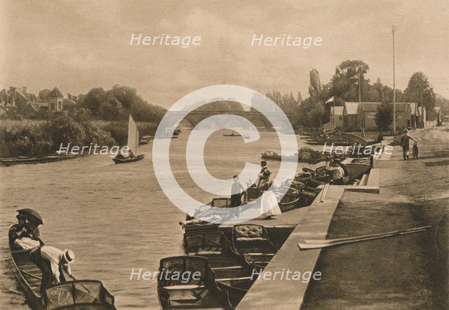 'The Thames at Maidenhead', 1902. Artist: Unknown.
