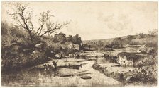 Landscape, 1870. Creator: Adolphe Appian.