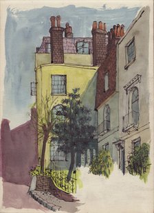Houses in Hampstead, c1950. Creator: Shirley Markham.