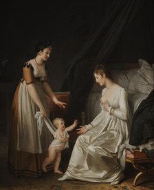The Nursing Mother (La Mère Nourrice), 1804. Creator: Marguerite Gerard.