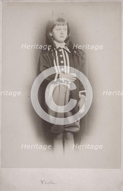 Viola, 1875. Creator: Lewis Carroll.
