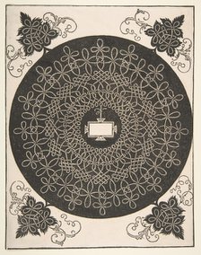 Embroidery Pattern with an Oblong Panel in its Center, 1521 before. Creator: Albrecht Durer.