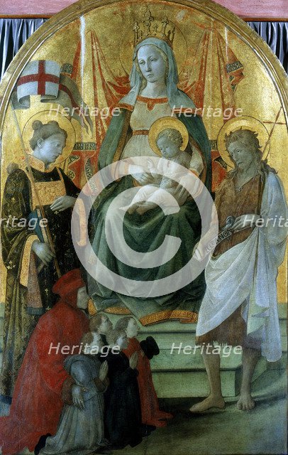 'Madonna del Ceppo' ('Madonna of the Stocks'), 1453. Artist: Filippo Lippi