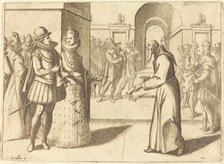 A Capucio Bringing Thanks of the King of Bavaria, 1612. Creator: Jacques Callot.