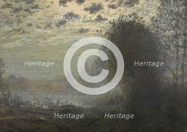 Landscape by Moonlight, 1898. Creator: Adriaan Joseph Heymans.