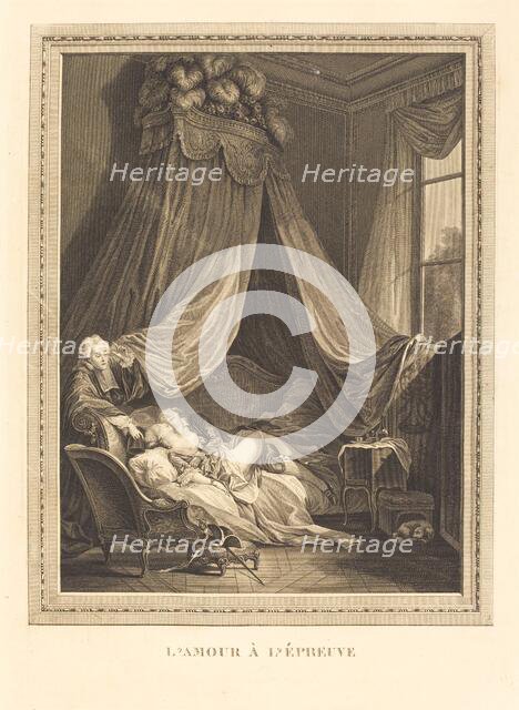 L'Amour à l'epreuve. Creator: Jacques Firmin Beauvarlet.