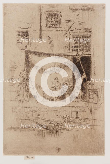 Fruit Stall, 1879-1880. Creator: James Abbott McNeill Whistler.