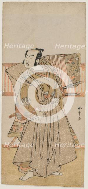 Ichimura Uzaemon IX as Soga no Juro, mid 1770s. Creator: Katsukawa Shunsho (Japanese, 1726-1792).