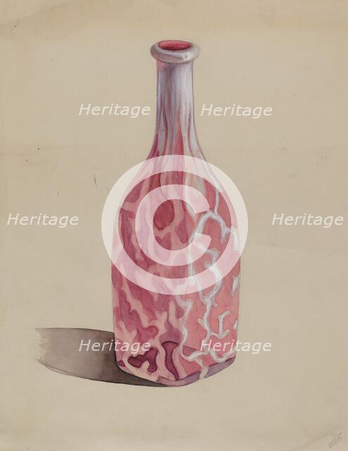 Barber's Bottle, c. 1936. Creator: Edward White.