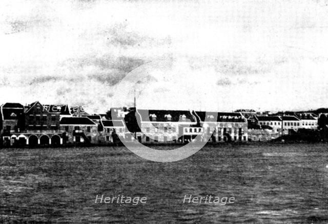 The Spanish-American War: the harbour, Willemstad, Curaçoa, 1898. Creator: Unknown.