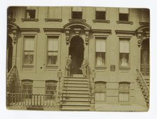 Toussaint L' Overture Club, Sons of New York Club Building. 30th St., NYC, 1880. Creator: Unknown.