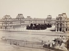 General View of the Louvre, Paris, between 1860 and 1870. Creator: Edouard Baldus.