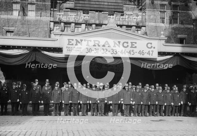 Chicago police at convention, 1912. Creator: Bain News Service.