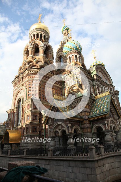 Church of the Saviour on Blood, St Petersburg, Russia, 2011. Artist: Sheldon Marshall