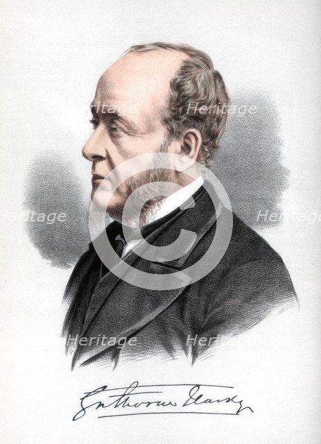 Gathorne Hardy, 1st Earl of Cranbrook, British Conservative politician, c1890.Artist: Cassell, Petter & Galpin
