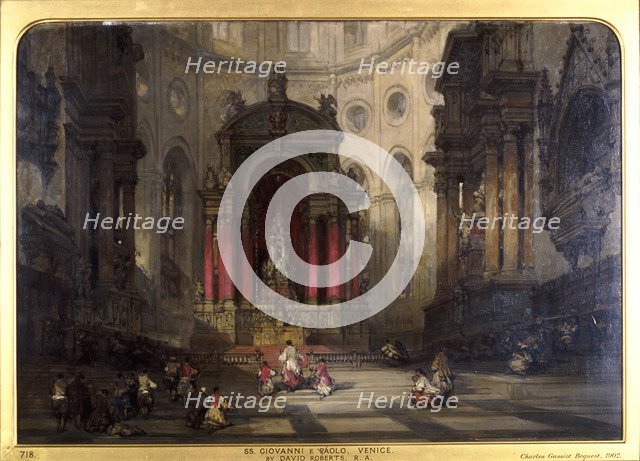 SS Giovanni e Paolo, Venice. Artist: David Roberts