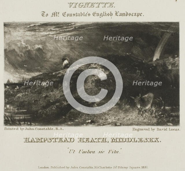 Hampstead Heath, Middlesex, n.d. Creator: David Lucas.
