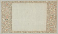 Embroidered Towel (Peshkir), 18th-19th century. Creator: Unknown.