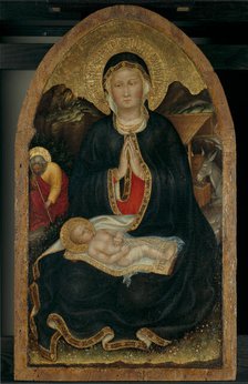 Nativity, about 1420-1422. Creator: Gentile da Fabriano.