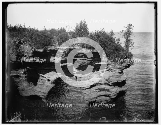 Apostle Islands, Devil's Island, Pope's Nose, between 1880 and 1899. Creator: Unknown.