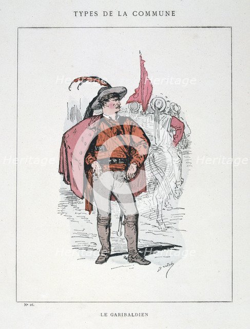 'Le Garibaldien', Paris Commune, 1871.  Artist: Anon