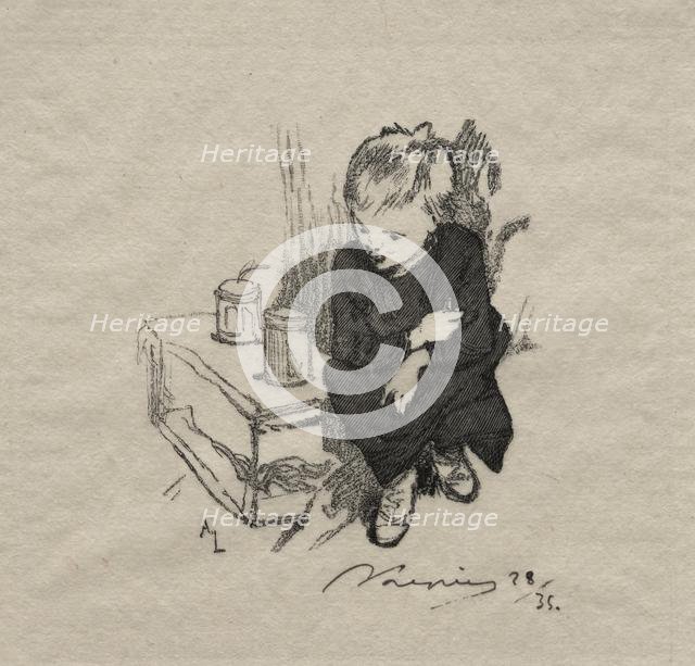 Le gamin a lorset, 1889. Creator: Auguste Louis Lepère (French, 1849-1918).