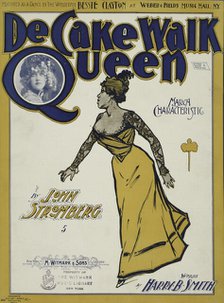 'De cake-walk queen', 1900. Creator: Unknown.