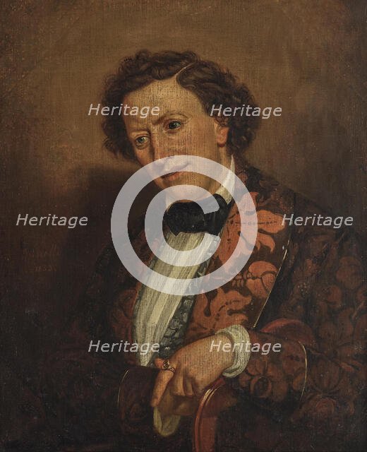 Portrait of Frédéric Chopin (1810-1849), 1833. Creator: Fanelli-Semah, Louis-Joseph (1804-1875).