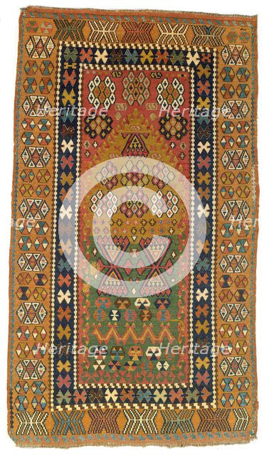Prayer Rug; Kilim, late 19th century. Creator: Unknown.
