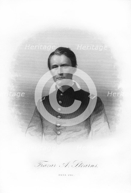 Adjutant Frazar Augustus Stearns, American soldier, (1872).Artist: John A O'Neill