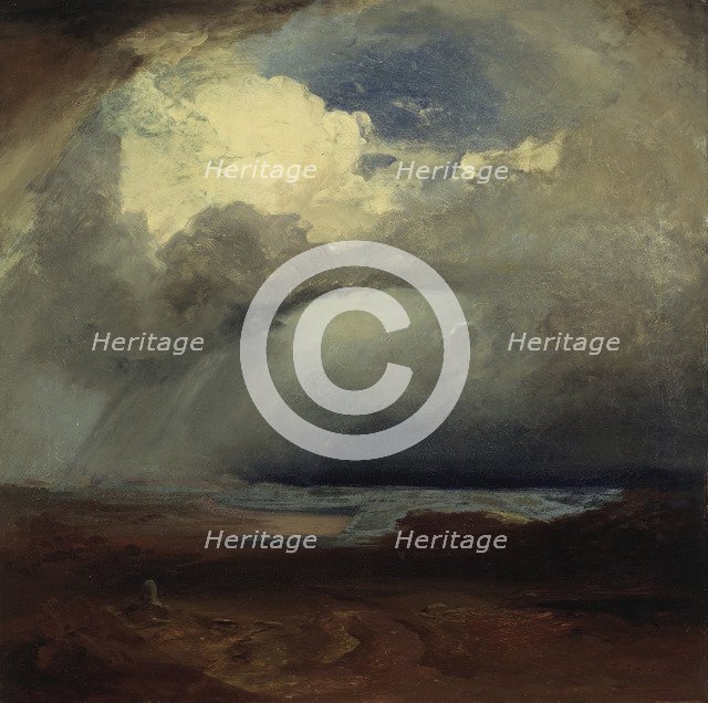 The Battlefield at Marathon, 1849. Artist: Rottmann, Carl (1797-1850)