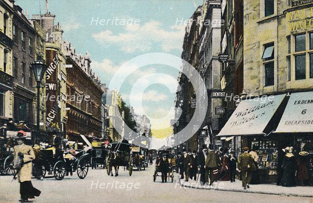 'Cheapside. St. Paul's End. London', 1906. Creator: Unknown.