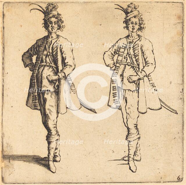 Officer, Front View, 1617 and 1621. Creator: Jacques Callot.