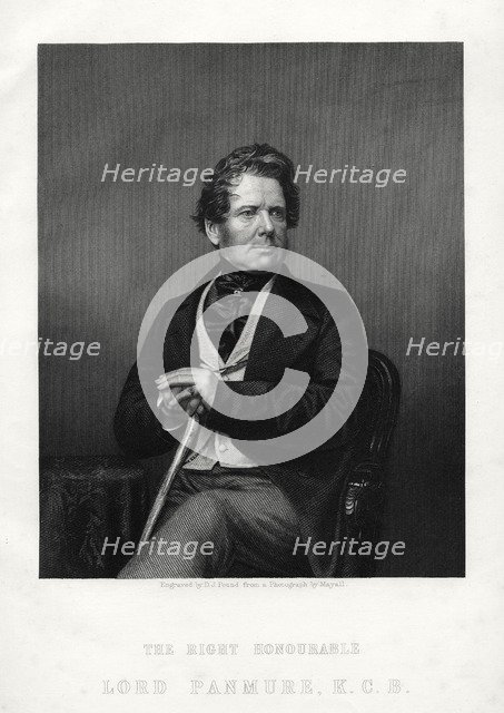 William Maule (1700-1782), 1st Earl of Panmure, soldier and politician, c1880.Artist: DJ Pound