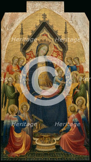 Madonna and Child with Musical Angels, about 1410. Creator: Gherardo di Jacopo.