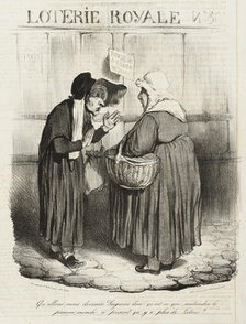 Qu'allons-nous devenir, Seigneur dieu? qu'est ce qui soutiendra le pauvre monde..., 1836. Creator: Honore Daumier.
