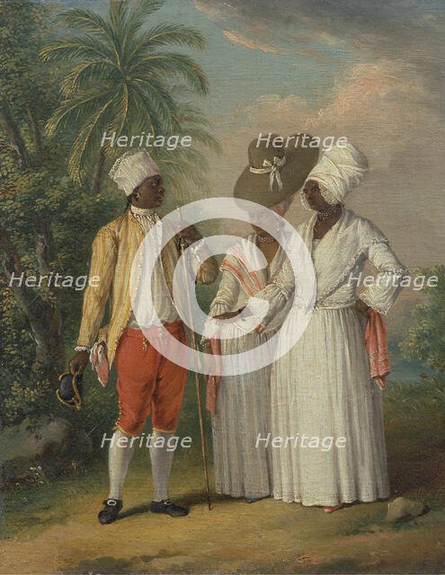 Free West Indian Dominicans;Free Natives of Dominica, ca. 1770. Creator: Agostino Brunias.