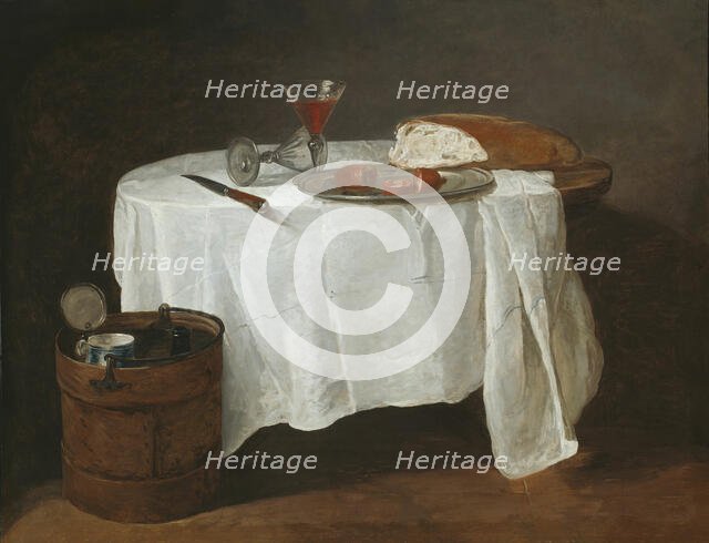 The White Tablecloth, 1731/32. Creator: Jean-Simeon Chardin.