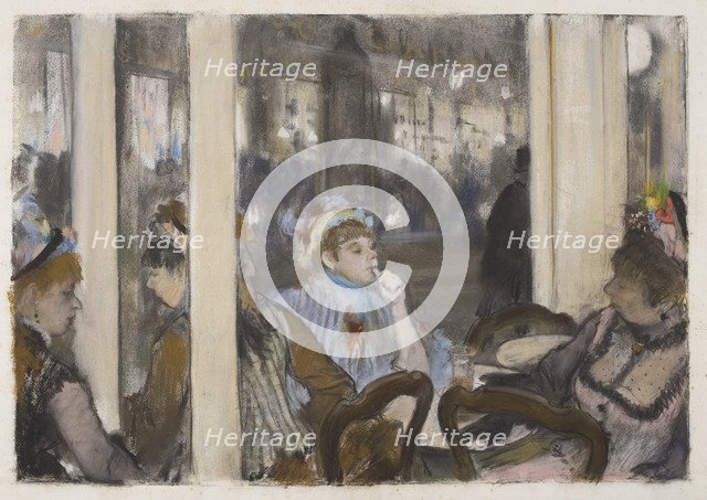 Women on a Cafe Terrace, Evening, 1877.