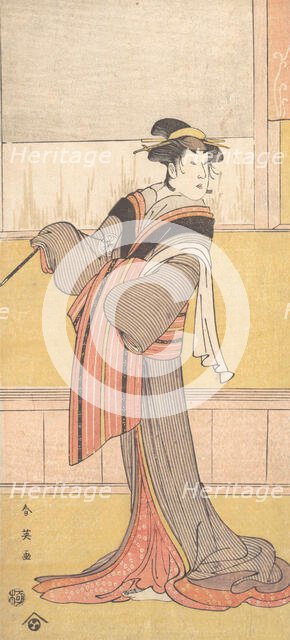 Segawa Kikunojo III, ca. 1791. Creator: Katsukawa Shun'ei.