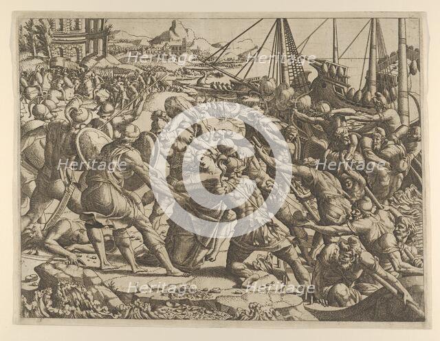 The Abduction of Helen, 1535-55. Creator: Jean Mignon.