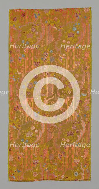 Panel (Dress Fabric), France, 1700/10. Creator: Unknown.