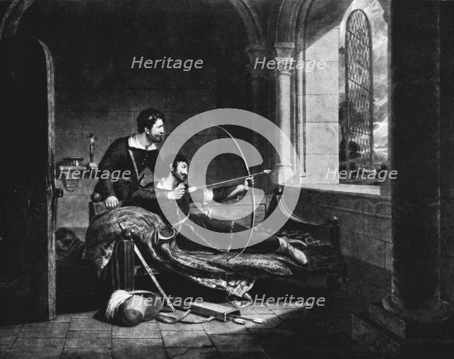 'The Death of Robin Hood', c1835, (1912). Artist: Thales Fielding.
