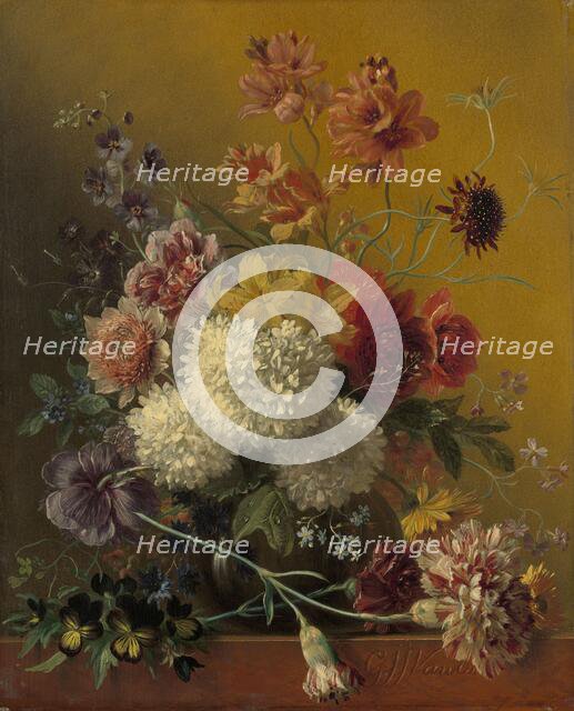 Still Life with Flowers, 1820-1861. Creator: Georgius Jacobus Johannes van Os.