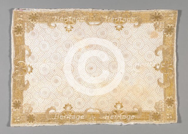 Pillow Sham, England, c.1720. Creator: Unknown.