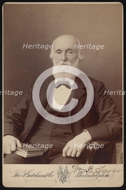 Portrait of William Bower Taylor (1821-1895), April 1893. Creator: Frederick Gutekunst.