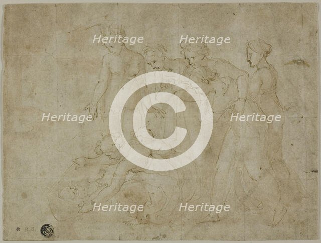 Finding of Moses, 1518/19. Creator: Unknown.