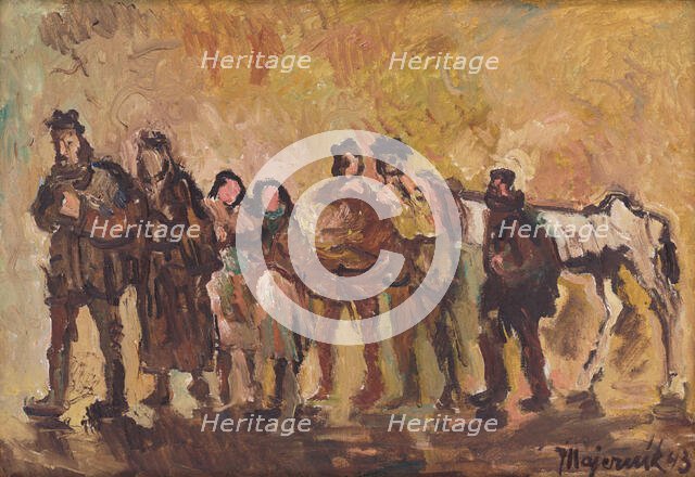 Exiles, 1943. Creator: Cyprian Majernik.